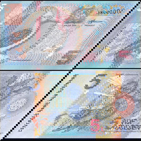 ΣΟΥΡΙΝΑΜ - 5 Gulden 2000 - UNC