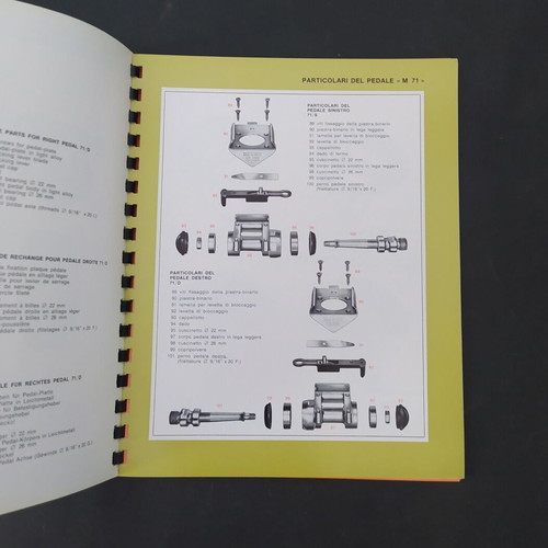 Vintage Cinelli bicycle accessories catalog 70s, used