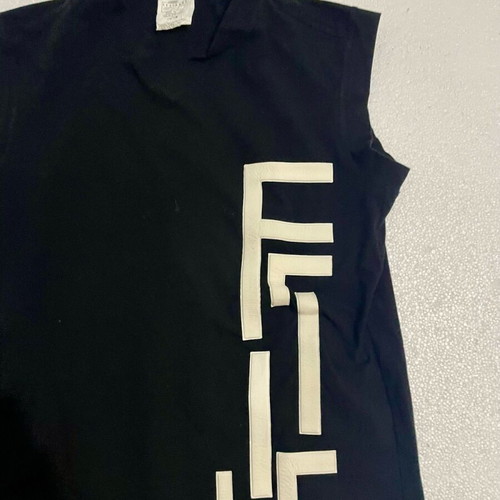 Vintage Gianfranco Ferré sleeveless top like new, black with logo print