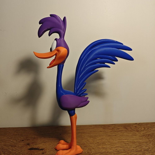 Road Runner Looney Tunes 3D Print Figure like new