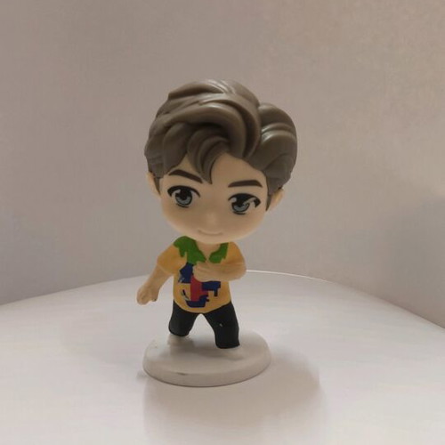 Tyny TAN RM BTS figure used from Happy Meal McDonald's 2025