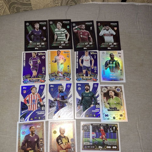 Match Attax cards pack of 3 like new