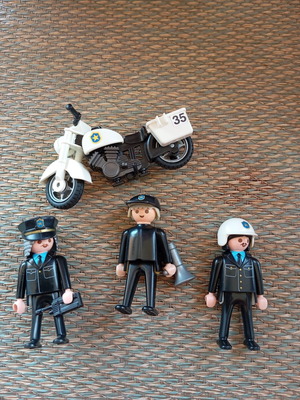 Playmobil σετ με αστυνομικές φιγούρες και μοτοσικλέτα
