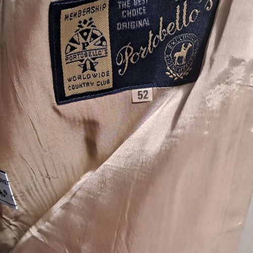Portobello's men's beige two-button blazer like new