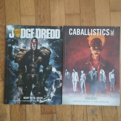 Judge Dredd Heavy Metal Dredd & Caballistics Inc. comics used, set of 2