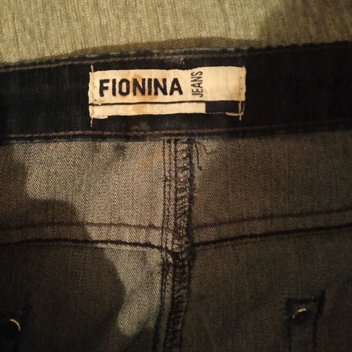Denim skirt used, size 48 Italian