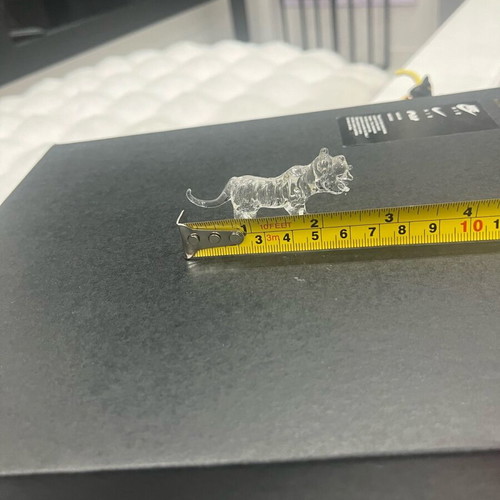 Glass tiger miniature
