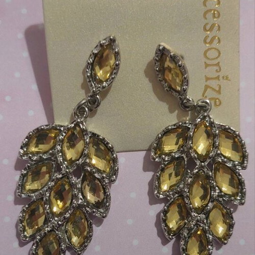 Accessorize earrings sparkling with stones new