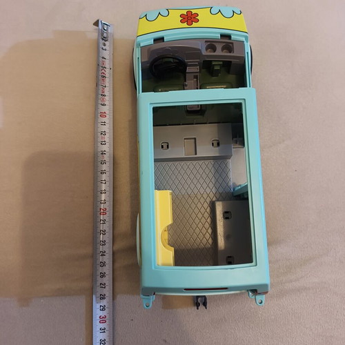 Playmobil Scooby Doo The Mystery Machine vehicle used, with missing parts