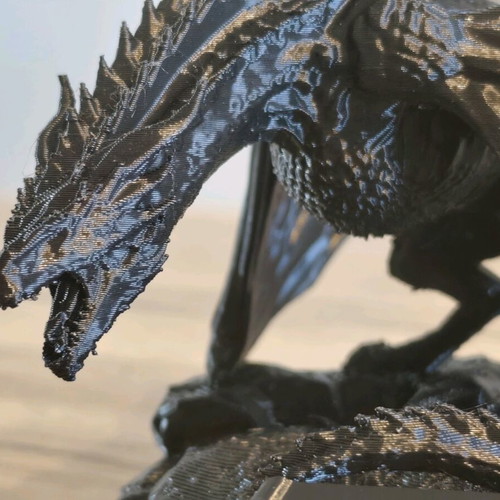 Game of Thrones 3D printed decorative set new with dragon and stand