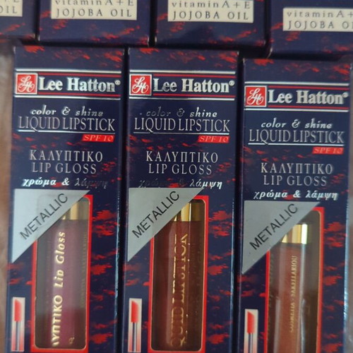 Καλυπτικό Lip Gloss Lee Hatton καινούργιο, πακέτο 8 τεμαχίων