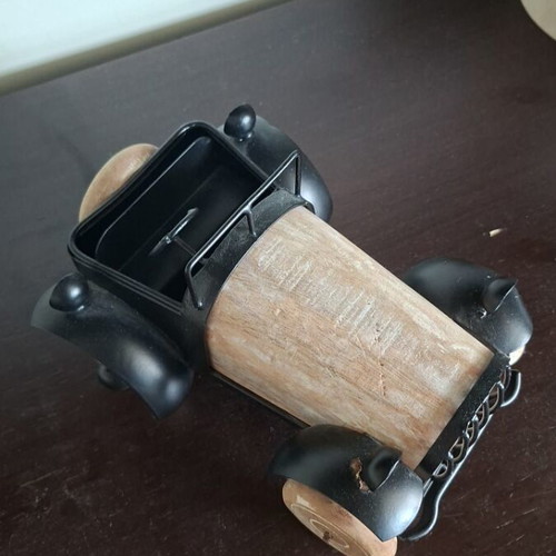 Vintage toy car used, broken parts
