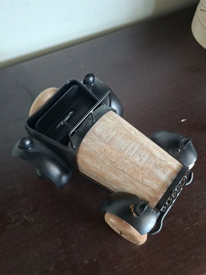 Vintage toy car used, broken parts
