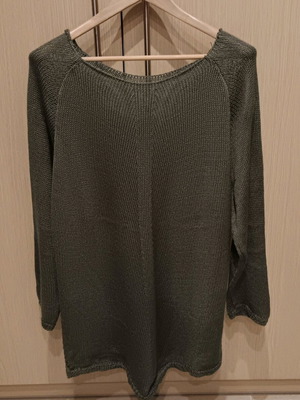 Parabita knitted sweater new, olive green, size XXL