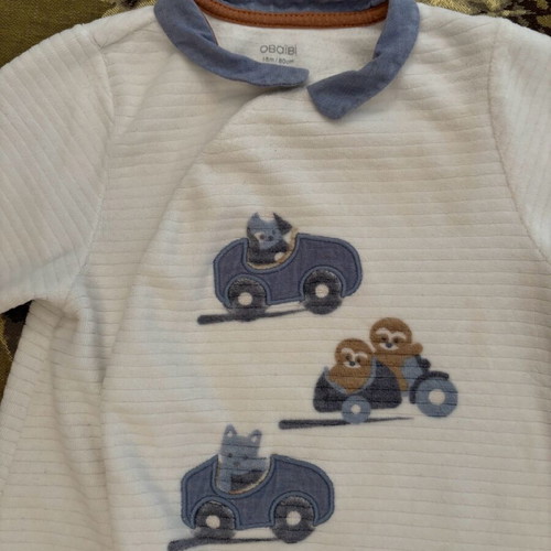 Velour romper Obaïbi 18 months like new