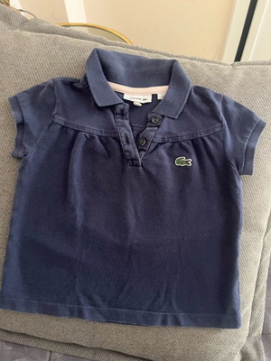 Lacoste shirt for 4-year-old girl used, blue