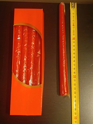 Κεριά κόκκινα καινούργια