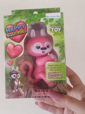 Happy Squirrel ροζ ηλεκτρονικό διαδραστικό παιχνίδι καινούργιο