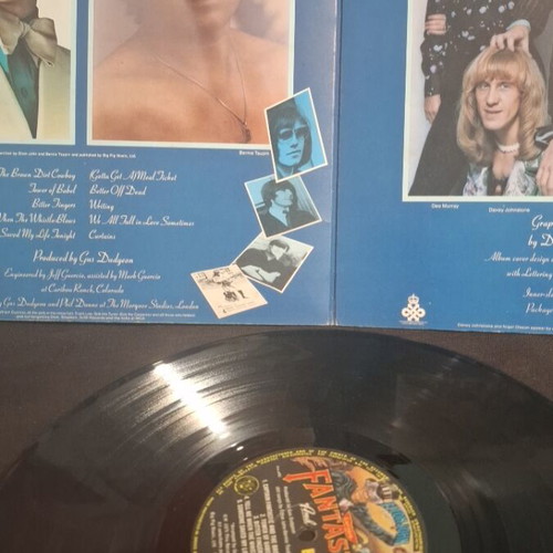 Elton John Captain Fantastic vinyl record like new