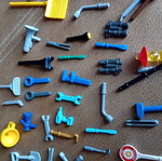 Playmobil tools like new, accessory set