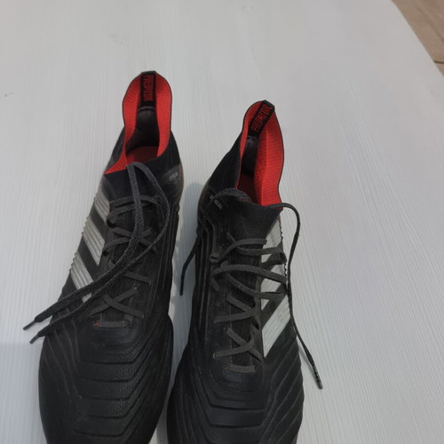 Adidas football shoes used, size 43.5-44, black and orange