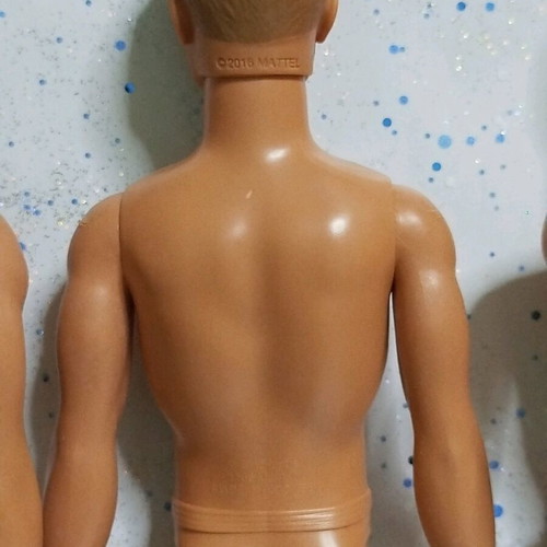 Ken used dolls lot of 3, nude with flaws