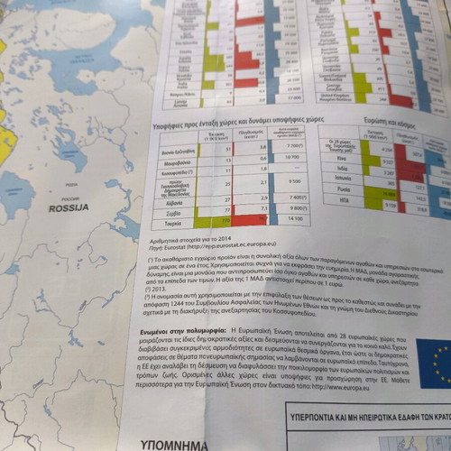 Europe map new with information