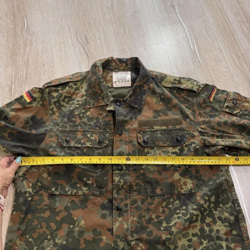 German Army Camouflage Field Jacket Size 4 Used Vintage 1996