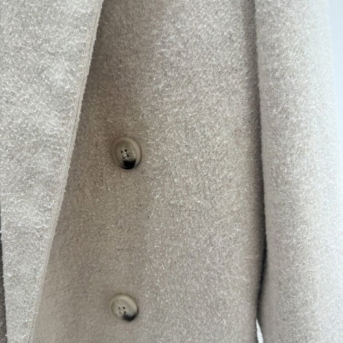 Stradivarius coat used, cream XS