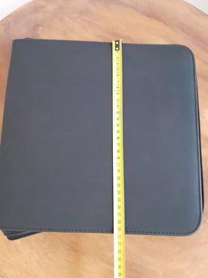 CD case used, 96 slots, leatherette