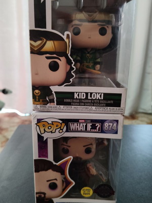 Funko Pop! Doctor Strange Supreme and Kid Loki figures