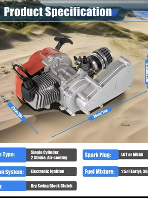 Mini moto 49cc engine new