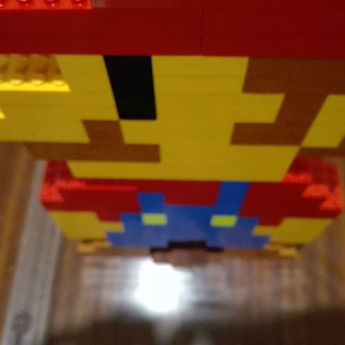 Super Mario figure made of LEGO bricks new, giant