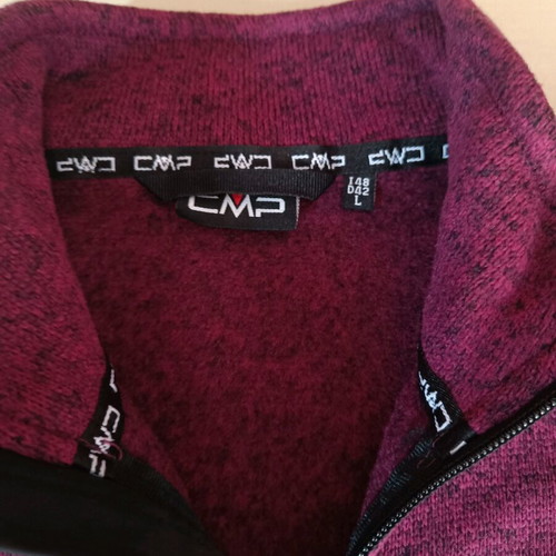 CMP fleece jacket like new, size L, purple