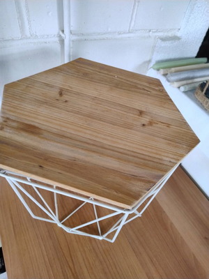 Side table with storage space like new