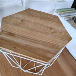 Side table with storage space like new