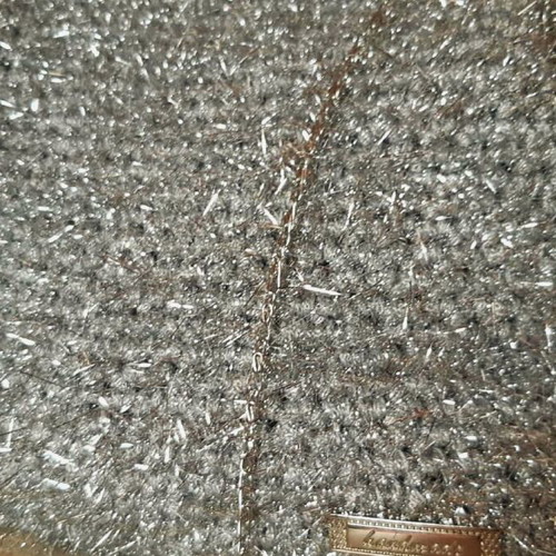 Handmade festive shoulder bag silver new