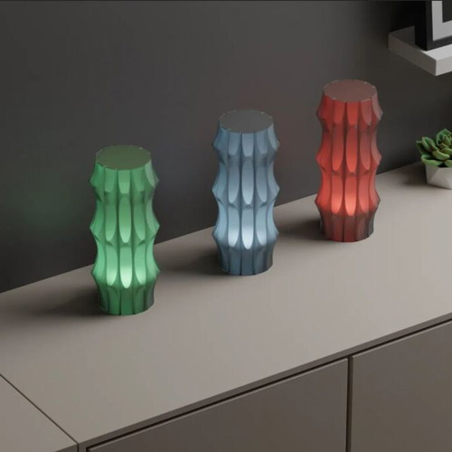 Futuristic Glow 3D Printed LED Lamp new, modern and futuristic design