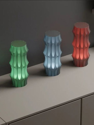 Futuristic Glow 3D Printed LED Lamp new, modern and futuristic design