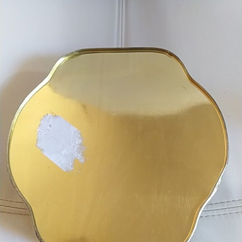 Collectible biscuit tin used, 1970s decade