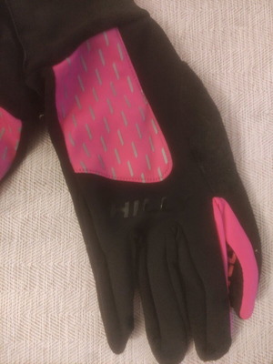 Running Hilly gloves new, black