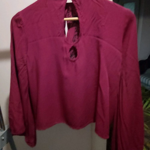 Minkpink boho blouse red new, size S/M