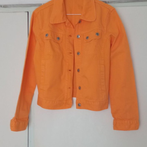 The Hip Site orange jacket cotton used size L