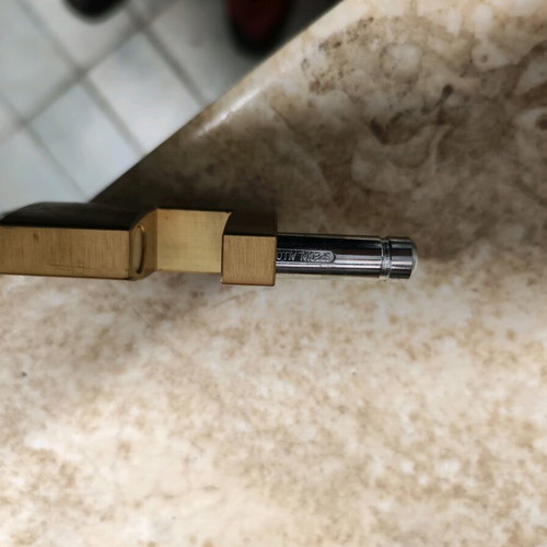 Abus 82/70 brass monoblock padlock like new