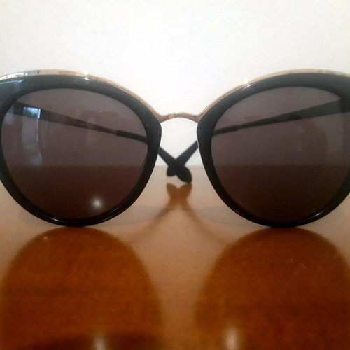 Rebecca Blu sunglasses used, black gold butterfly shape