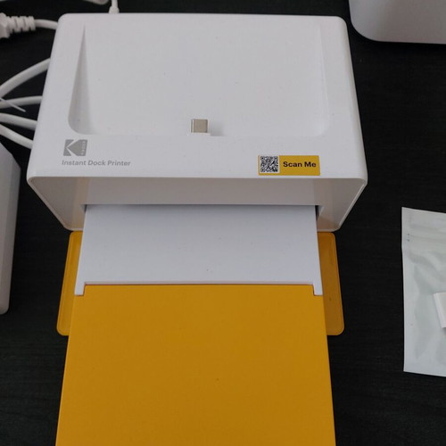Kodak PD-460 thermal photo printer with Bluetooth, yellow