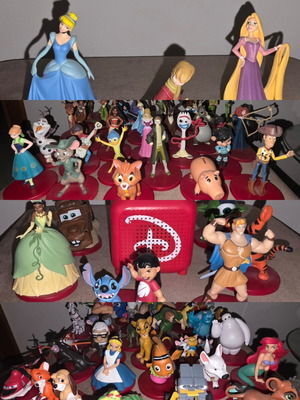 Disney magical storybook figures set of 72