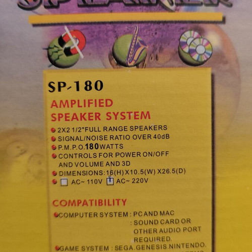Computer speakers white color new
