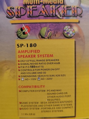 Computer speakers white color new