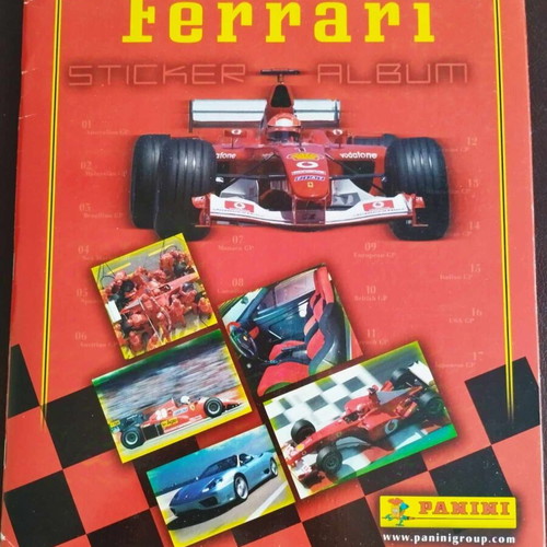 Panini Ferrari sticker album like new
